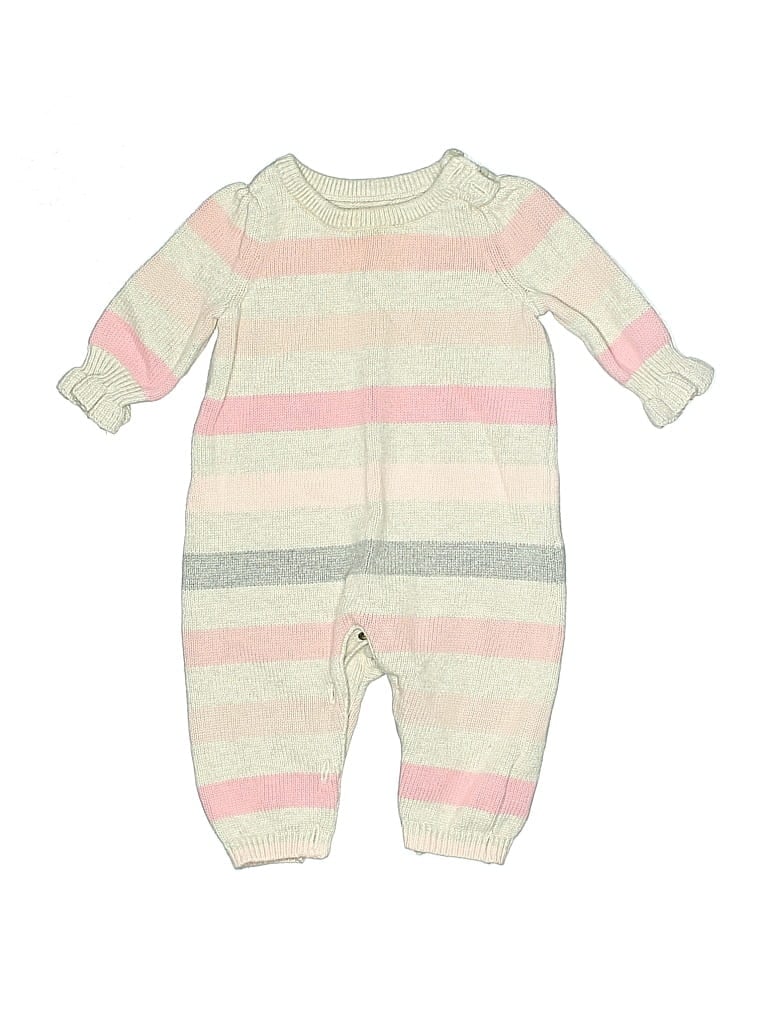Pre-owned Baby Gap Babies' Long Sleeve Outfit In Pink