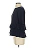Ann Taylor Blue Short Sleeve Top Size XS - photo 5