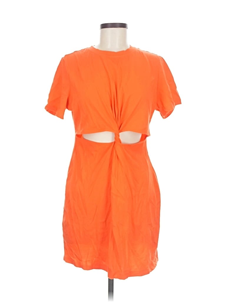 Pre-owned Future Collective Casual Dress In Orange