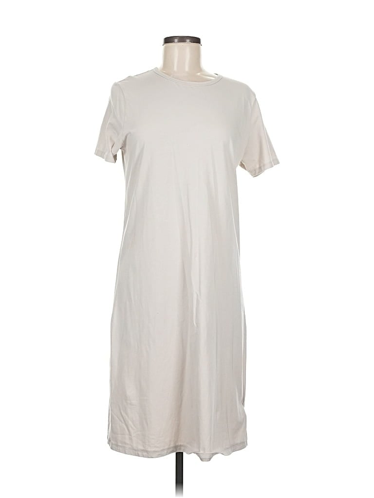Pre-owned Athleta Casual Dress In White