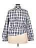 UNTUCKit 100% Cotton Plaid Blue Long Sleeve Button-Down Shirt Size 18 - photo 2
