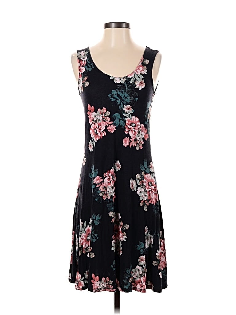 Pre-owned 24/7 Maurices Casual Dress In Black