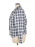 UNTUCKit 100% Cotton Plaid Blue Long Sleeve Button-Down Shirt Size 18 - photo 5