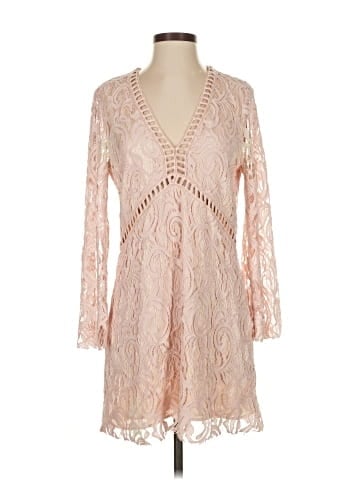 Lavender Brown Cocktail Dress (view 1)