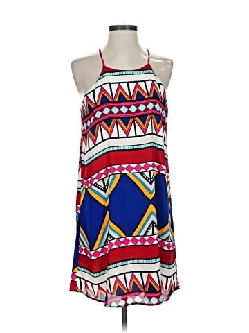 Buttons Casual Dress (view 1)