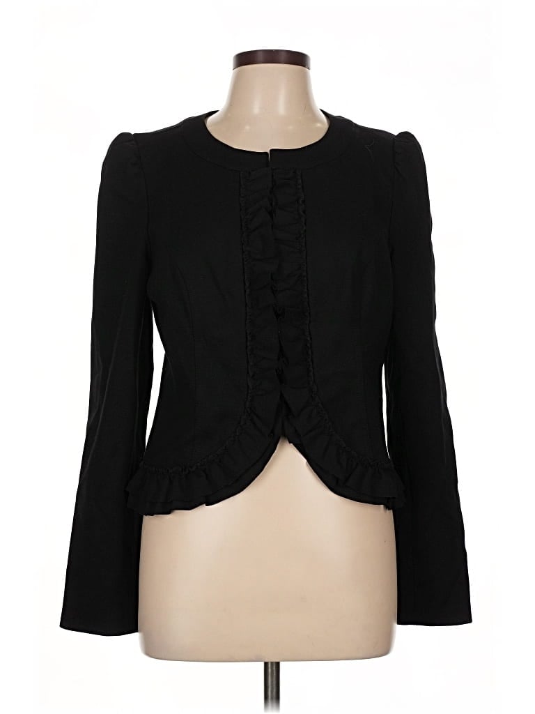 Pre-owned Inc International Concepts Blazer Jacket In Black