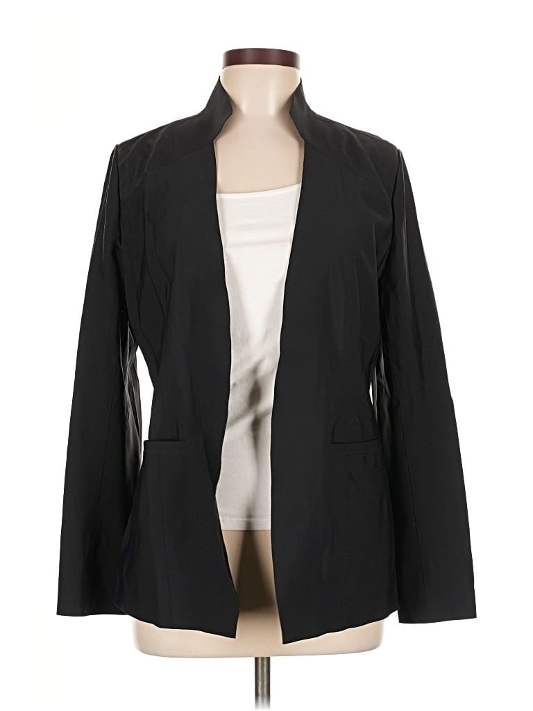Pre-owned Athleta Blazer Jacket In Black