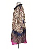 Unbranded 100% Polyester Paisley Blue Casual Dress Size 3 - photo 5