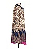 Unbranded 100% Polyester Paisley Blue Casual Dress Size 3 - photo 4