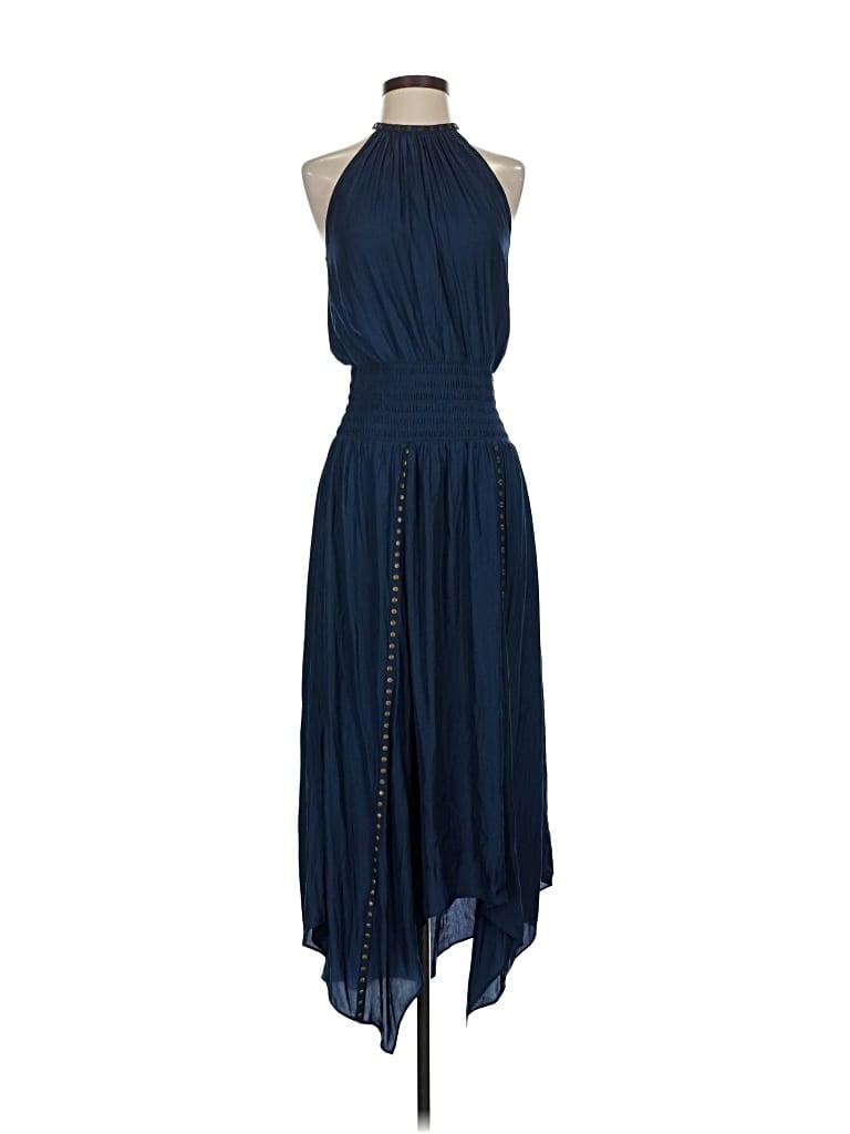 Pre-owned Ramy Brook Cocktail Dress In Blue