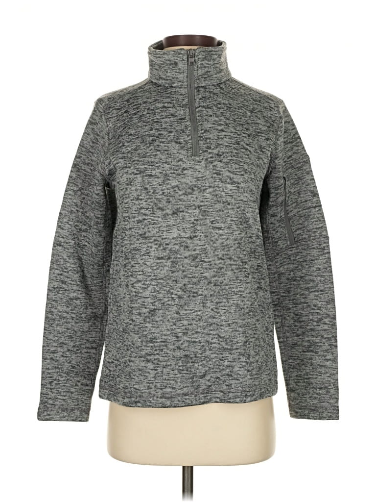 Pre-owned Lands' End Pullover Sweater In Gray