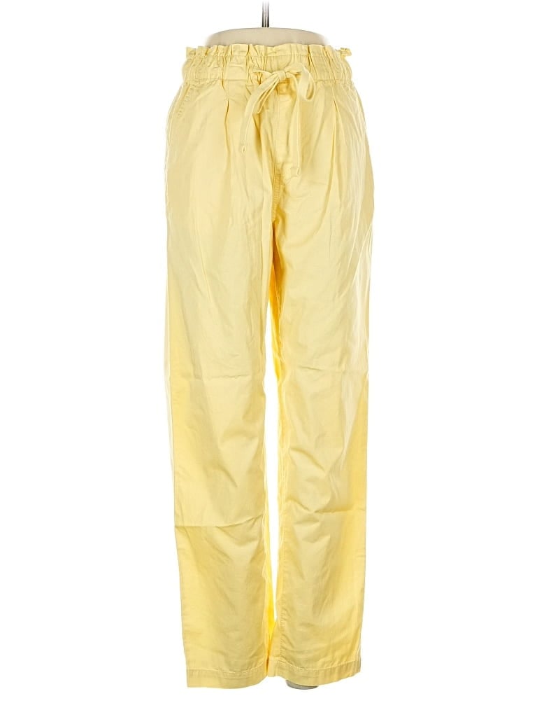 Pre-owned Ann Taylor Loft Casual Pants In Yellow
