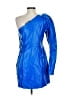ROTATE 100% Polyurethane Blue Cocktail Dress Size XS - photo 2