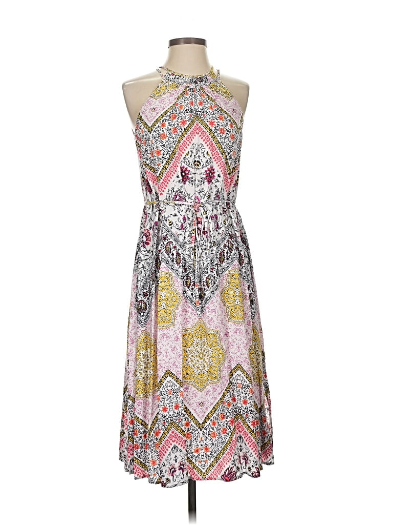 Pre-owned Ann Taylor Loft Casual Dress In Pink