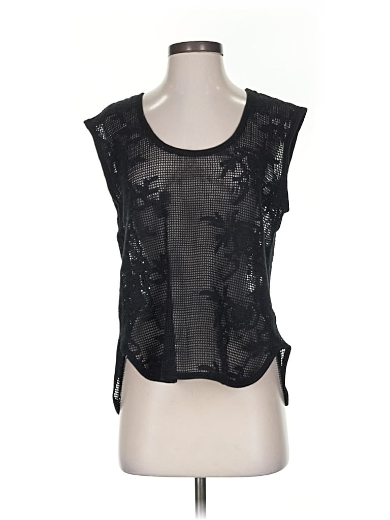 Pre-owned Banana Republic Sleeveless Blouse In Black