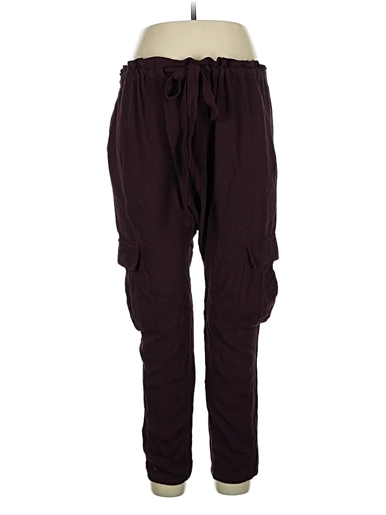 Pre-owned Ulla Johnson Cargo Pants In Burgundy