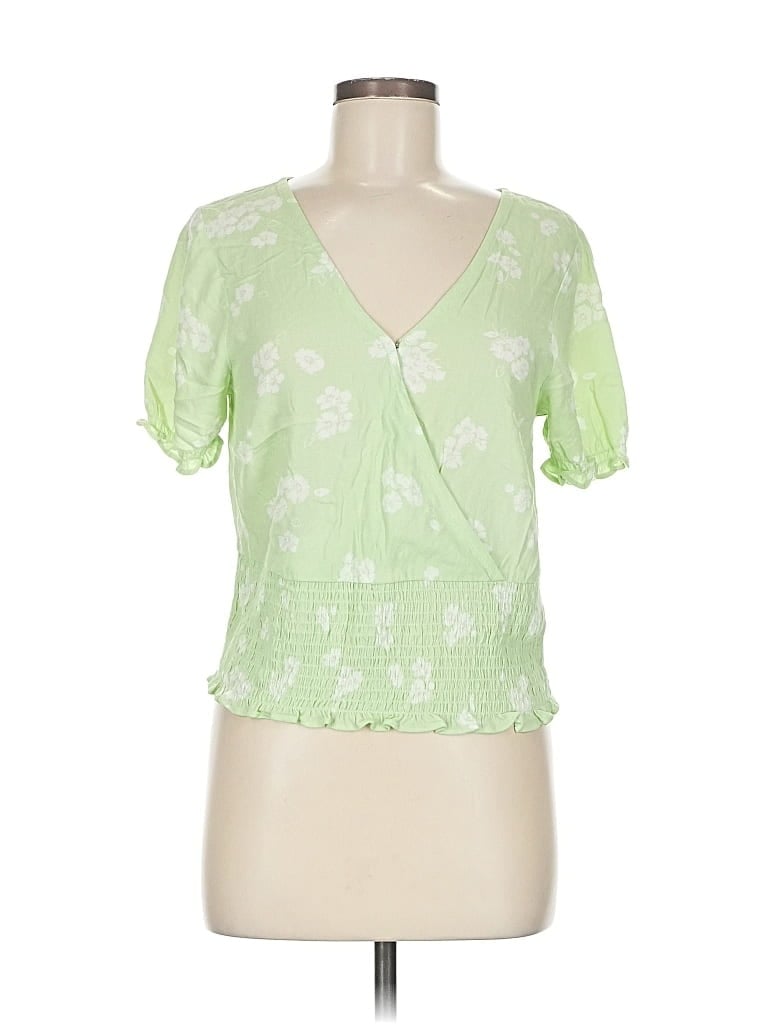 Pre-owned Abercrombie & Fitch Short Sleeve T-shirt In Green