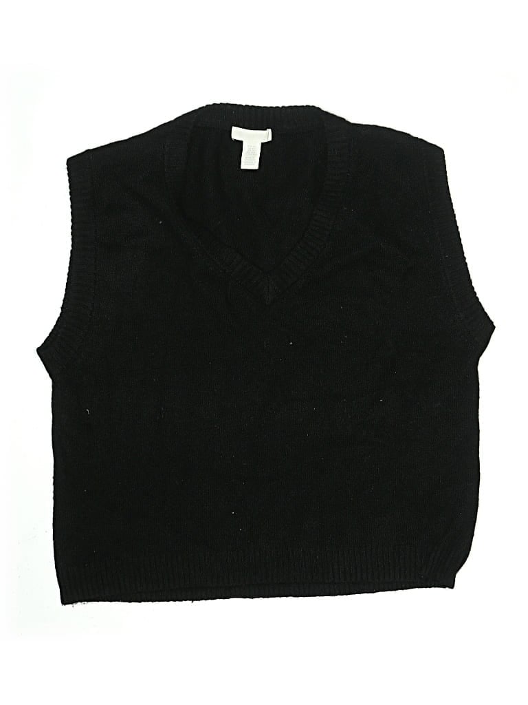 Pre-owned H&m Kids' Sweater Vest In Black
