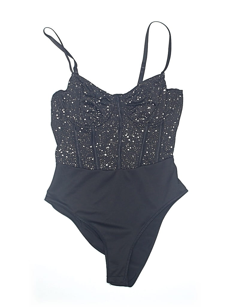 Pre-owned Unbranded Bodysuit In Black