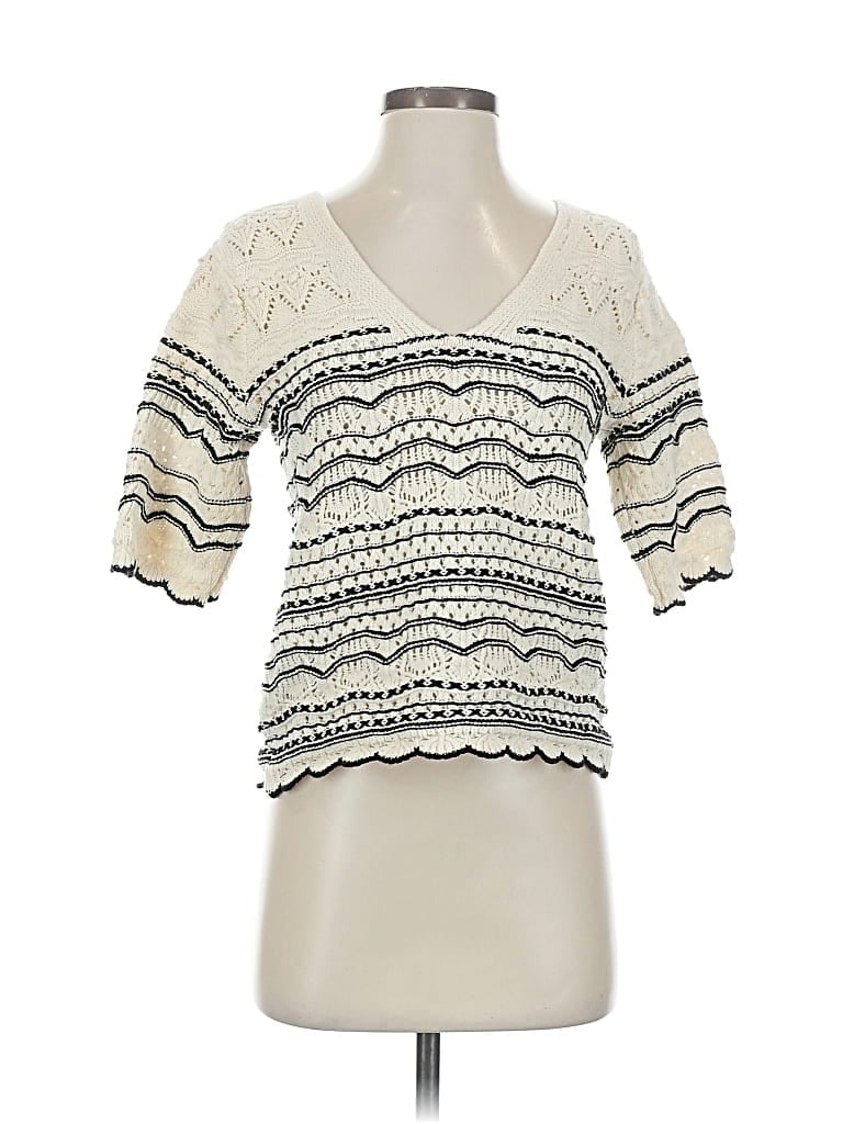 Pre-owned Vero Moda Pullover Sweater In White