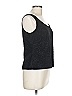 Alex Evenings Black Sleeveless Top Size L - photo 4