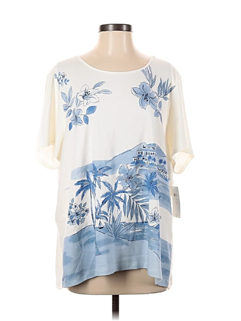 Pre-owned Emma James Short Sleeve T-shirt In White