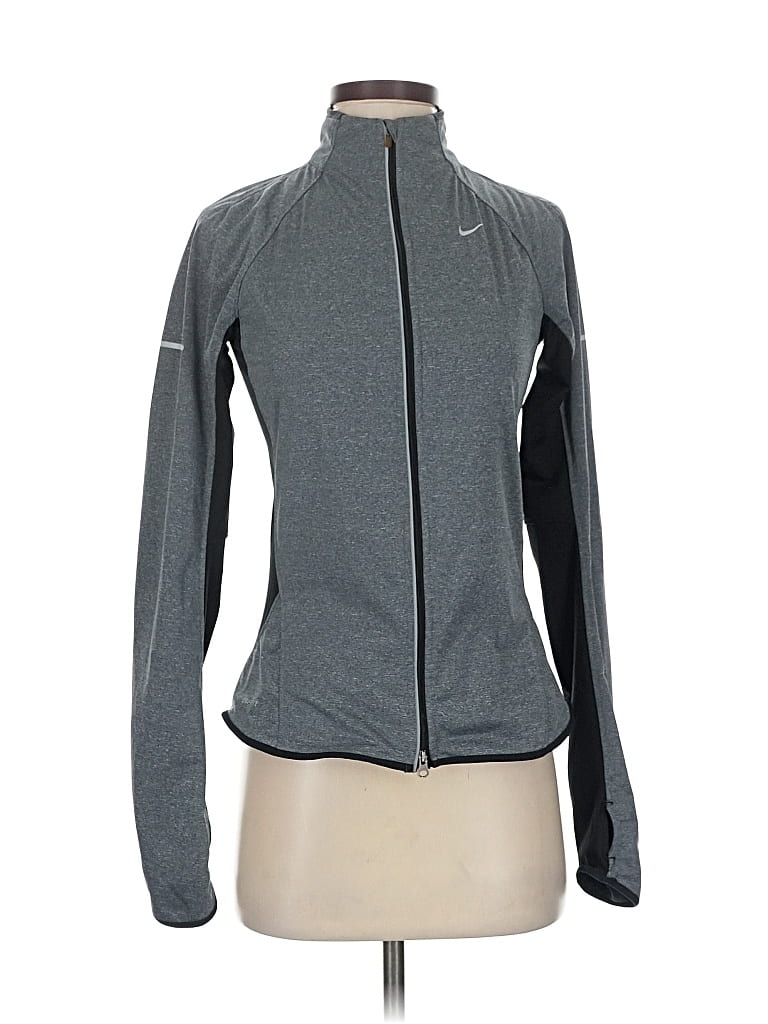 Pre-owned Nike Track Jacket In Gray