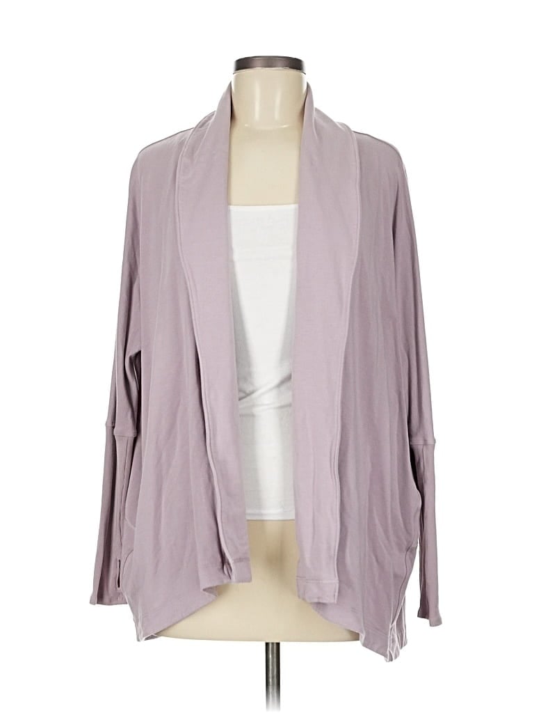 LULULEMON ATHLETICA Pre-owned Cardigan Sweater In Purple