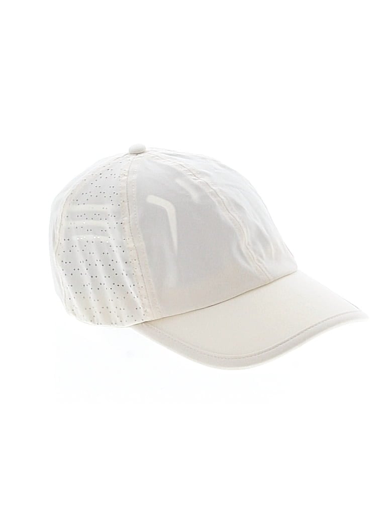 Pre-owned Layer 8 Baseball Cap In White
