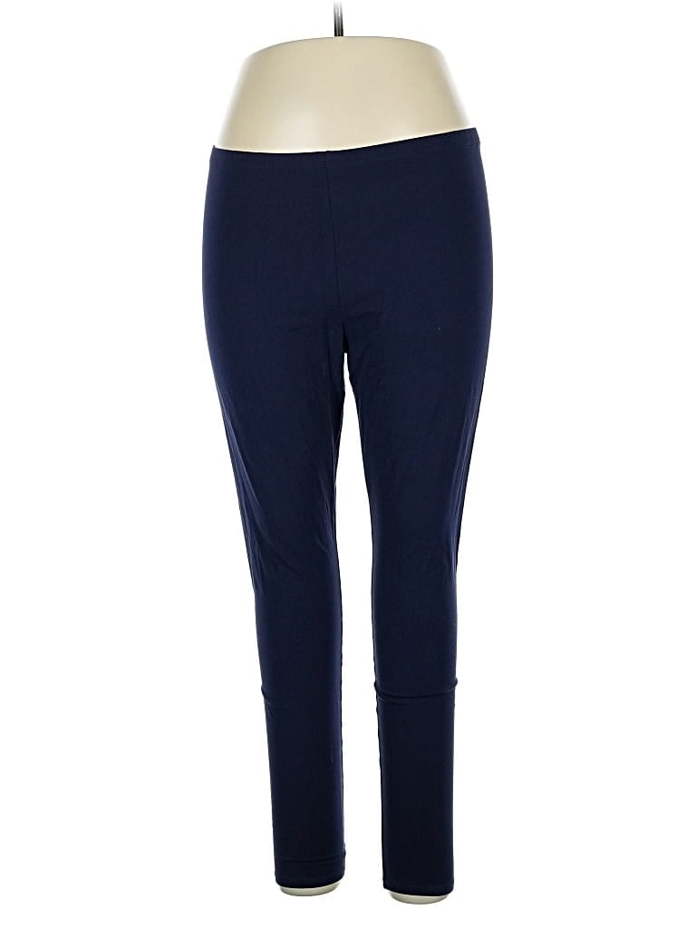 Pre-owned Eileen Fisher Active Pants In Blue
