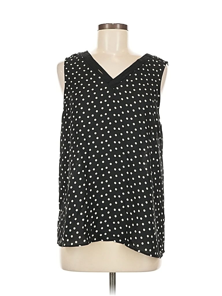 Pre-owned Maurices Sleeveless Blouse In Black