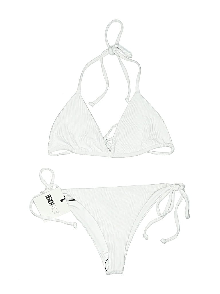Beach Riot Two Piece Swimsuit In White