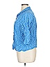 Assorted Brands Stripes Blue 3/4 Sleeve Button-Down Shirt Size 16 - photo 5