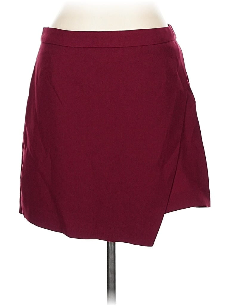 Pre-owned Banana Republic Casual Skirt In Burgundy