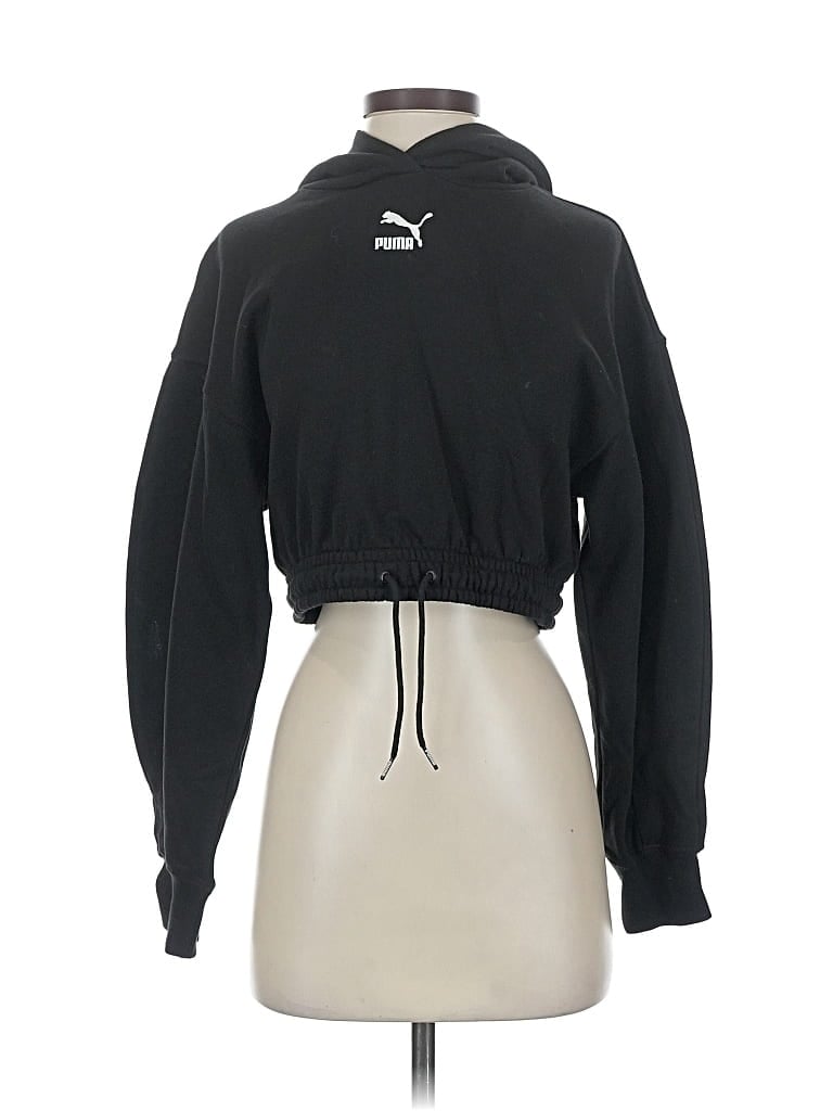 Pre-owned Puma Pullover Hoodie In Black