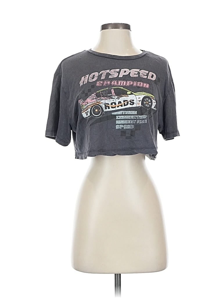 Pre-owned Garage Short Sleeve T-shirt In Gray