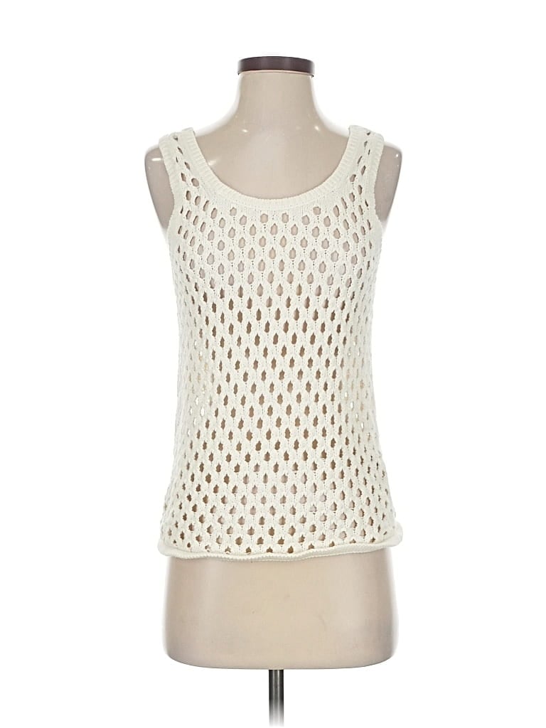 Pre-owned Madewell Sweater Vest In White