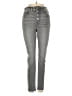 Ann Taylor LOFT Chevron-herringbone Gray Jeans Size 2 - photo 1
