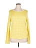PaperWhite Checkered-gingham Yellow Pullover Sweater Size XL - photo 1