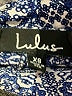 Lulus Paisley Blue Casual Dress Size XS - photo 4