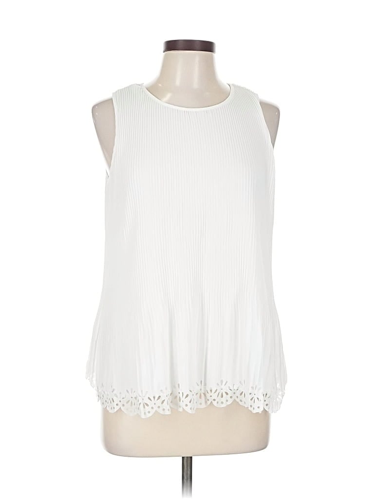 Pre-owned Cupio Sleeveless Blouse In White