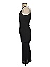 Topshop 100% Polyester Solid Black Cocktail Dress Size 4 - photo 5
