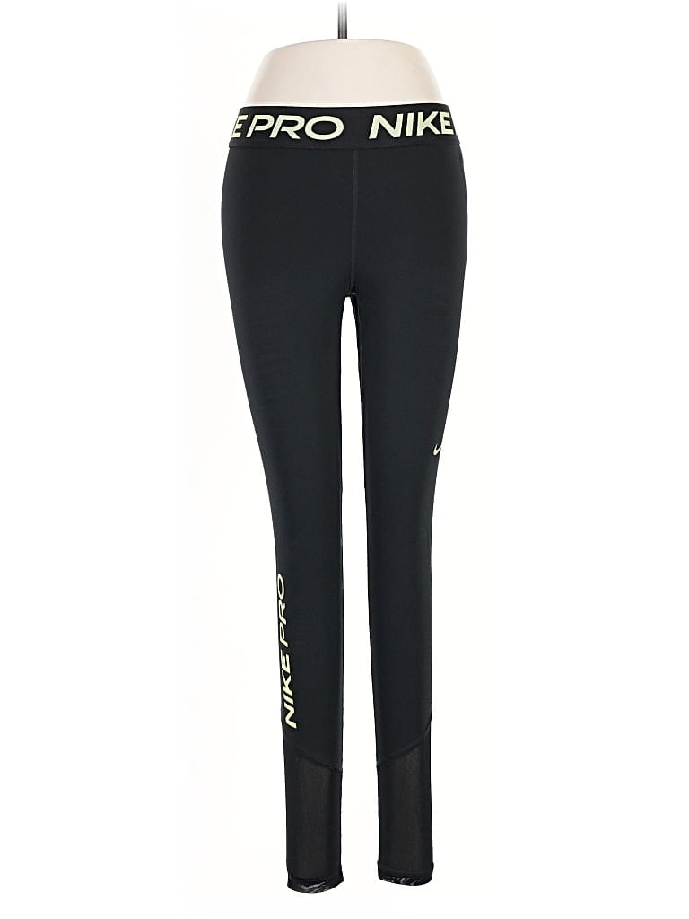 Pre-owned Nike Yoga Pants In Black