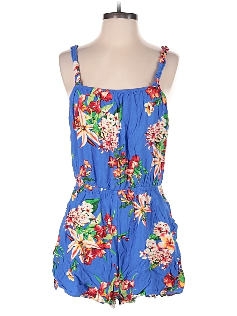 Pre-owned Express Romper In Blue