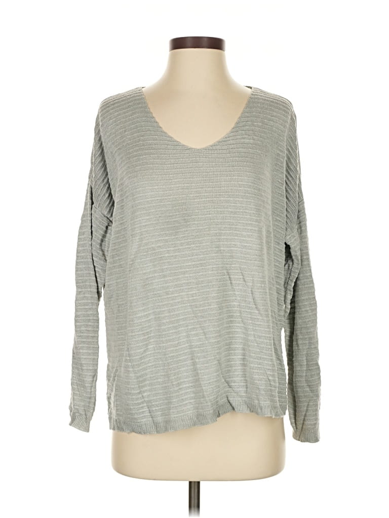 Pre-owned Made In Italy Pullover Sweater In Gray