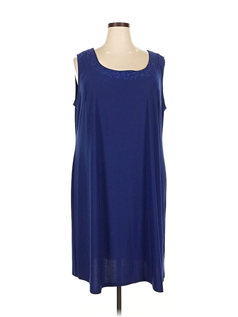 Pre-owned R & M Richards Casual Dress In Blue