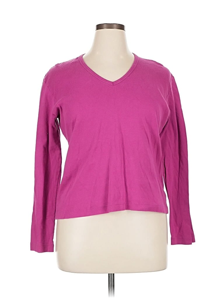 Pre-owned Paradox 3/4 Sleeve T-shirt In Pink