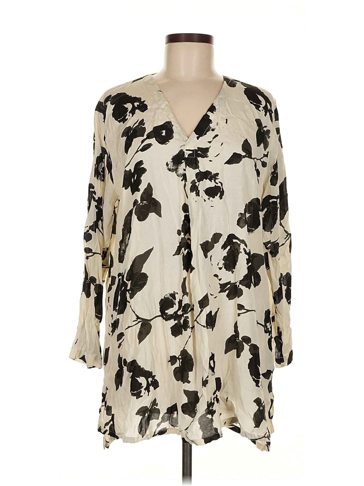 Masai 100% Viscose Ivory Kimono Size M