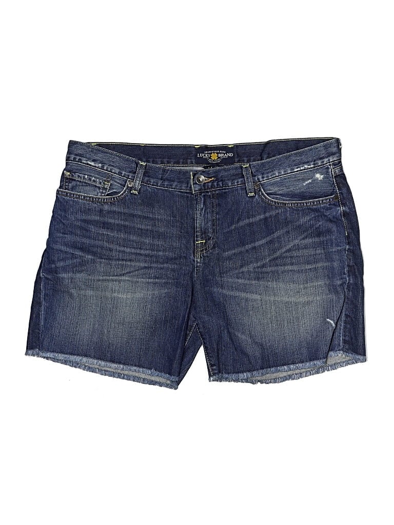 Pre-owned Lucky Brand Denim Shorts In Blue