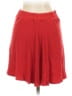 Amour Vert Solid Red Casual Skirt Size XS - photo 2